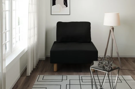 Кресло Arsko Свельд черная рогожка