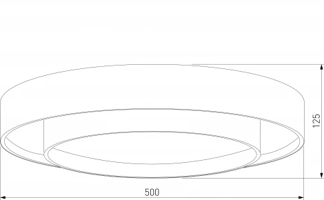 Потолочный светильник круглый светодиодный с пультом Eurosvet Force 90330/2 белый (регулировка яркости, 220V, круглые)