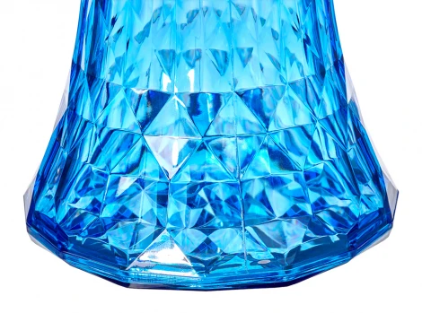 Стул-пуф Stone прозрачный серый