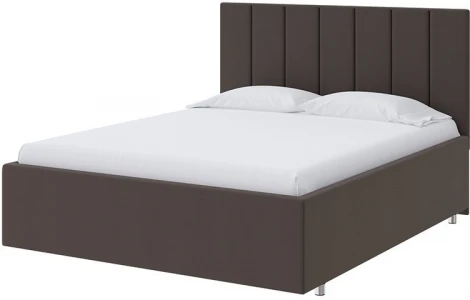 PROxSON Кровать Modern Large (Ткань: Велюр Forest 16 Коричневый) 140x200