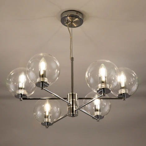 Подвесная люстра Citilux Галлен CL240161 (220V, на тросе, шарики)