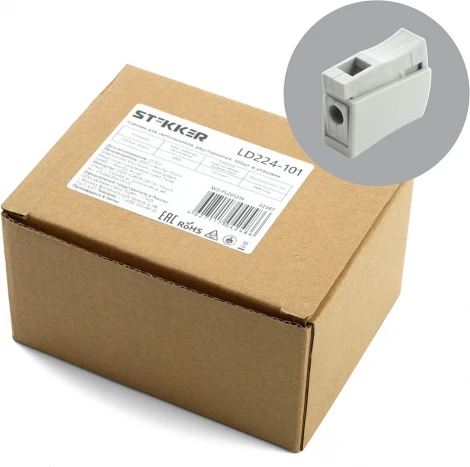 Клемма двусторонняя Stekker 32387