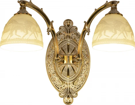 Бра Bohemia Verona 7211B12/2/210 GW P1 D Horse