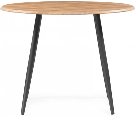 Деревянный стол Notta Абилин 100х76 дуб вотан / черный матовый 507218