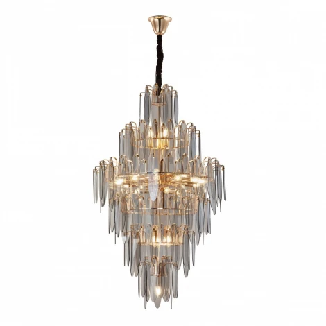 Подвесная люстра большая Arte Milano 1853B.D800.H1300.E14.25 G (220V, на цепи)