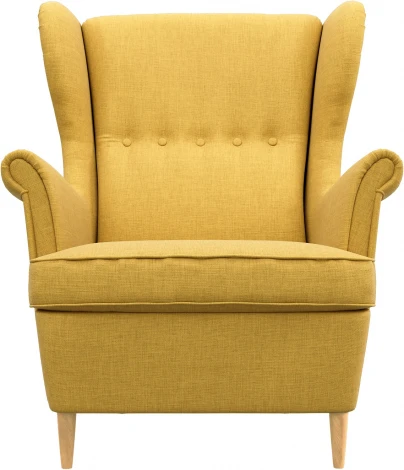 БЕНОН Кресло тканевое желтое D1 furniture арт.AAA41697001