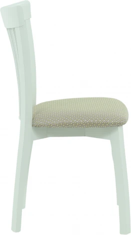 Стул Аврора Тулон, Эмаль белая/Шелк Атина