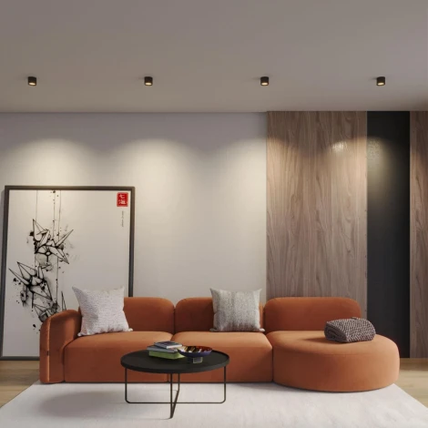 Светильник накладной светодиодный с переключ. цв. температуры Novotech Orbis 359593 черный IP20 LED 6W 220-240V 3000К\4000К\6000К