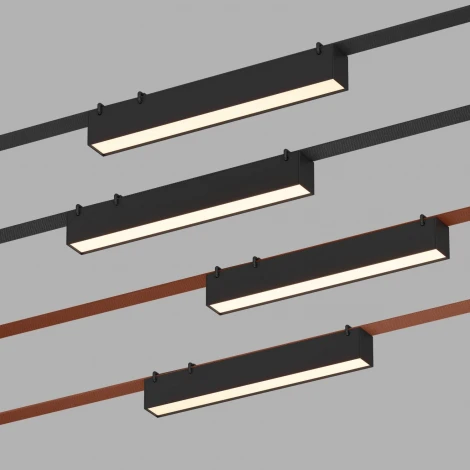 Трековый светильник 48V Denkirs Belty Linear DK5575-BK (LED)