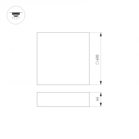 Накладной точечный светильник Arlight 034798 (LED, 220V, IP40)