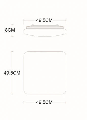Потолочный светильник светодиодный с пультом регулировкой цветовой температуры и яркости Lassy 48406-48 Globo (220V)