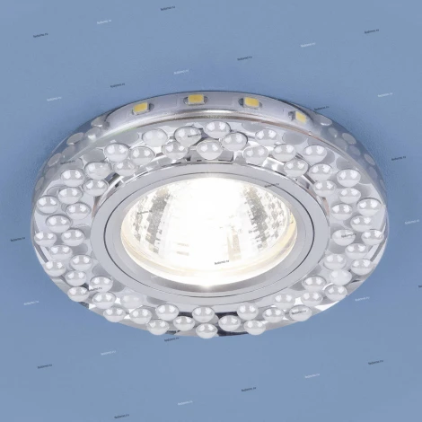 Встраиваемый точечный светильник Elektrostandard 2194-2195 2194 MR16 SL/WH зеркальный/белый