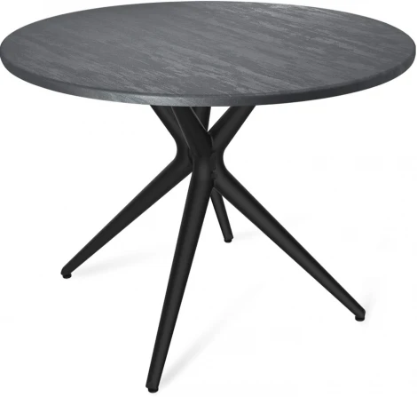 Стол Sheffilton SHT-TU30/TT 90 МДФ черный/каменный уголь