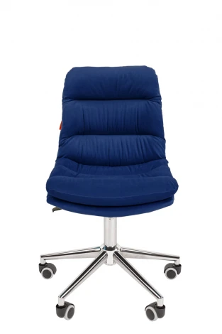 Кресло Chairman Home 115 Россия ткань Т-82 синий