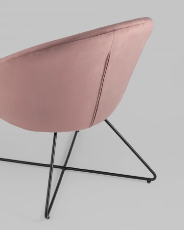 Кресло Stool Group Колумбия пыльно-розовое УТ000006619