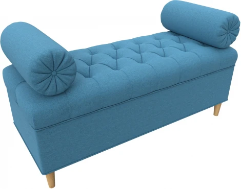 Банкетка Глория (Голубой/Рогожка) Лига Диванов арт.125844