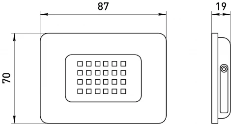 Прожектор уличный светодиодный ЭРА LPR-02 LPR-023-W-65K-010