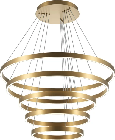 Подвесной светильник ярусный светодиодный Maytoni Rim MOD058PL-L200BSK (220V, на тросе)