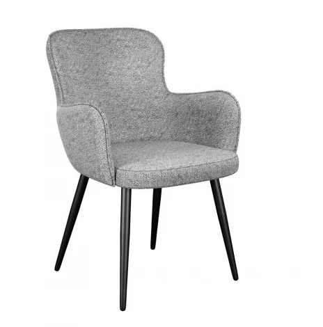 Стул DikLine 503 поворотный NS10 GREY, ножки черные 00-00077439 00-00077439