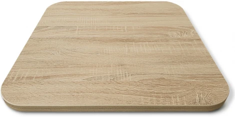 Стол Sheffilton SHT-TU7-1/60/60 ЛДСП корич.муар(цинк)/черный/дуб сонома