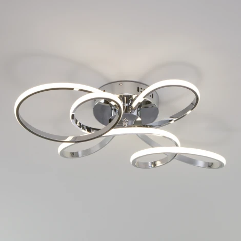 Потолочная люстра Eurosvet Shaft 90127/2 хром