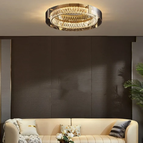 Протолочный светильник LED PERSEY D80 Amber Трех ImperiumLoft Persey01 (223746-23)