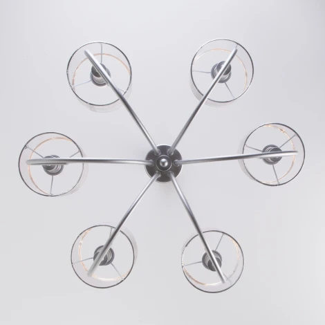 Подвесная люстра Eurosvet Licata 60099/6 серебро