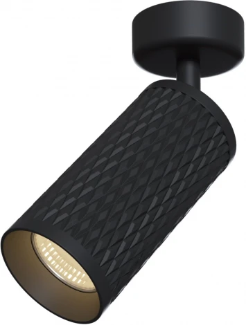 Потолочный светильник Focus Design GU10 1x50Вт Maytoni Technical C034CL-01B (220V, круглые)