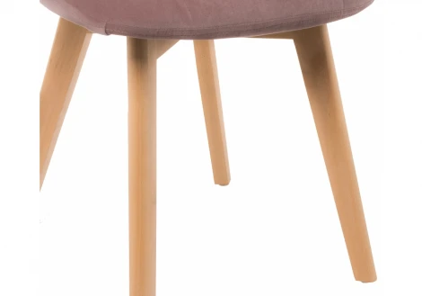 Деревянный стул Woodville Filip light purple / wood 15089