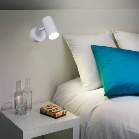 Спот с выключателем для чтения Reluce 86207-9.2-001MN GU10 WT (220V)