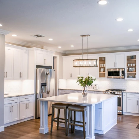 Встраиваемый светильник Favourite Optima 4645-1C (LED, 220V, пульт управления, круглые, IP44)