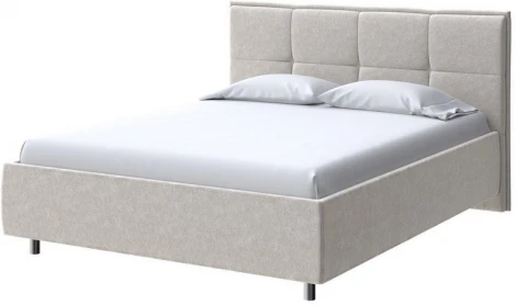 PROxSON Кровать Lino без основания (Ткань: Велюр Gratta 1 Шампань) 120x190