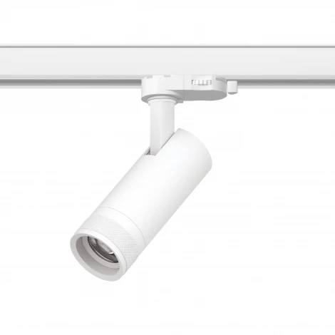 Трековый светильник трехфазный светодиодный 12W 220V 840LM 20-55G с адаптером Lightstar Canno Pro C4126QT