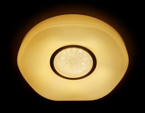 Потолочный светильник Ambrella Orbital Crystal Sand FS1236 WH 48W D390