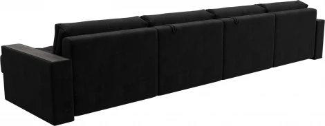 Диван П-образный с декором Лига-049 НПБ Лонг Лига Диванов (Велюр) арт.128562