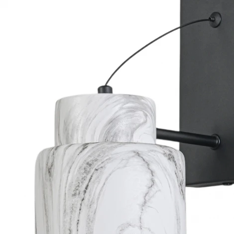 Бра Escada Marfeel 1173/1A E27*60W Black/Marble white
