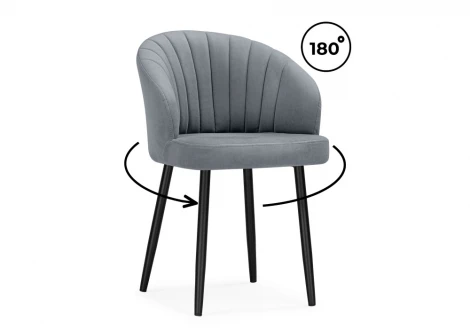 Обеденный стул Woodville Бэнбу marseille 11 данс / черный