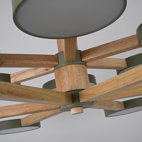 Потолочная люстра Wi-Fi на штанге Turna Dbl L12 Hacks By ImperiumLoft Turna-Dbl01 (LED, 220V, голосовое управление, умный дом - Алиса)