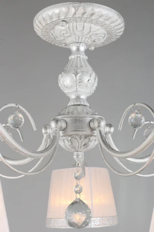 Потолочная люстра на штанге Campovaglio OML-54117-05 (220V, хрусталь, подвески)