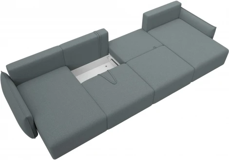 Диван П-образный Лига-051 НПБ Лонг Лига Диванов (Рогожка) арт.128687