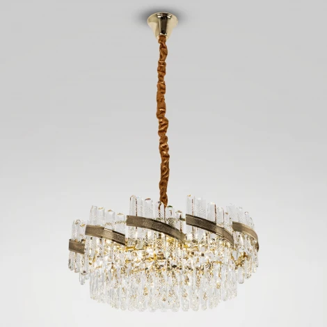 Подвесная люстра хрустальная Modelux MODELUX ML.750.12 GD