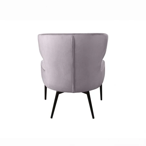 Кресло Top Concept Richard ромб, бархат светло-серый 26