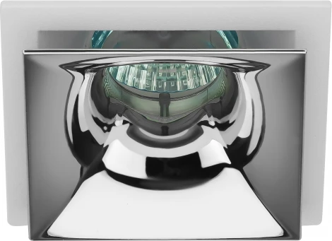 Встраиваемый точечный светильник ЭРА KL102 WH/CH (12V)