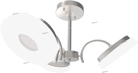 IDLamp Frittelle 107/3PF-LEDWhitechrome