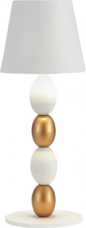 Настольная лампа ST Luce Ease SL1011.514.01 Белый, Золотистый/Белый LED 1*3W