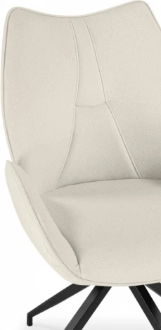 Стул на металлокаркасе Woodville Miranda 360 крутящийся beige / black арт.15847