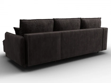 Диван угловой Лига-064 НПБ угол универсальный (ДСП/Дерево/Велюр/Коричневый) Лига Диванов 129644