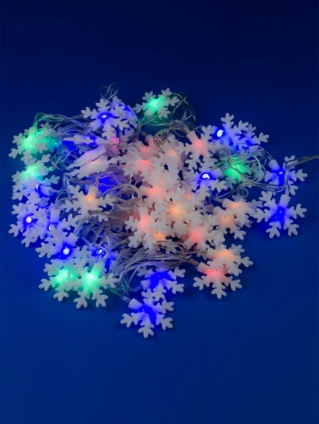 Гирлянда Uniel ULD-S0500-050/DTA MULTI IP20 SNOWFLAKES-3