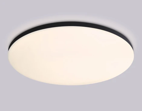 Потолочный светильник RGB круглый светодиодный с пультом и управлением смартфоном Ambrella ORBITAL FZ2006 (220V, умный дом - Алиса, Tuya Smart, Алекса, Smart Home, круглые, IP54)