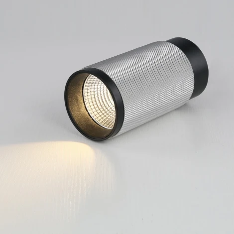 Точечный накладной светильник iLedex Delta 1954-10W-3000K-36 BK+SL (220V, круглые)